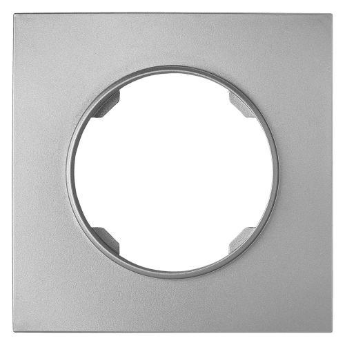 Фотография товара 'Bylectrica Рамка 1-х местная, квадрат серия ПРОВАНС квадрат, ЮЛИГ.735212.493 серебро'