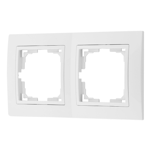 Фотография товара 'Bylectrica Рамка 2-х местная (с несъемной декор. рамкой), серия УЮТ, ЮЛИГ.735212.280-40'
