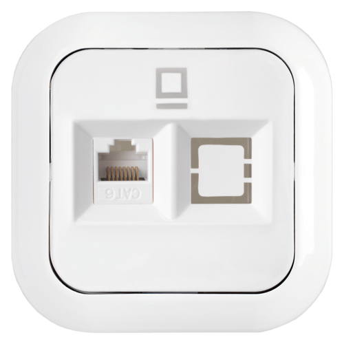 Фотография товара 'Bylectrica Розетка компьютерная, серия ГАРМОНИЯ, РК18-018'