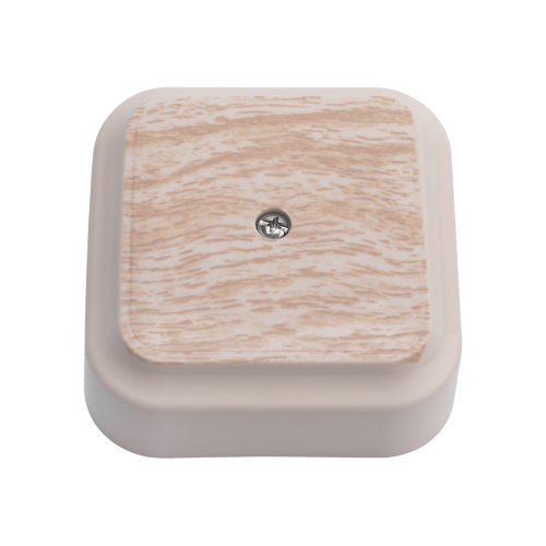 Фотография товара 'Bylectrica Коробка-монтажная для разводки проводов с клеммными колодками (50*50*25 мм), КМ-275 сосна беленая'