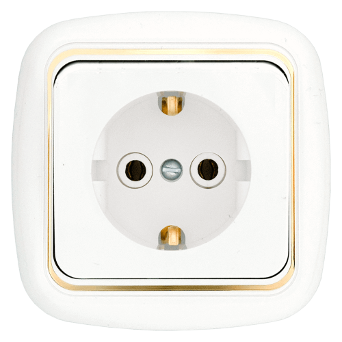 Фотография товара 'Bylectrica Розетка 1-местная СУ с заземляющим контактом, серия ГАРМОНИЯ ЛЮКС, РС16-256 з'