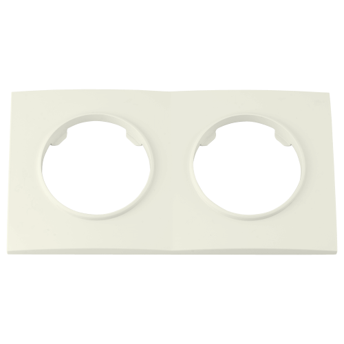 Фотография товара 'Bylectrica Рамка 2-х местная, квадрат серия ПРОВАНС квадрат, ЮЛИГ.735212.498 бежевый'