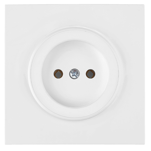 Фотография товара 'Bylectrica Розетка 1-местная СУ без заземляющего контакта, серия ПРОВАНС квадрат, РС16-0301'