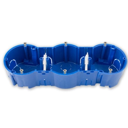 Фотография товара 'Bylectrica Коробка монтажная при скрытой разводке евростандарт с винтами (для бетона и кирпича, 207х66х47,4 мм), КЕ-502 исп.1'