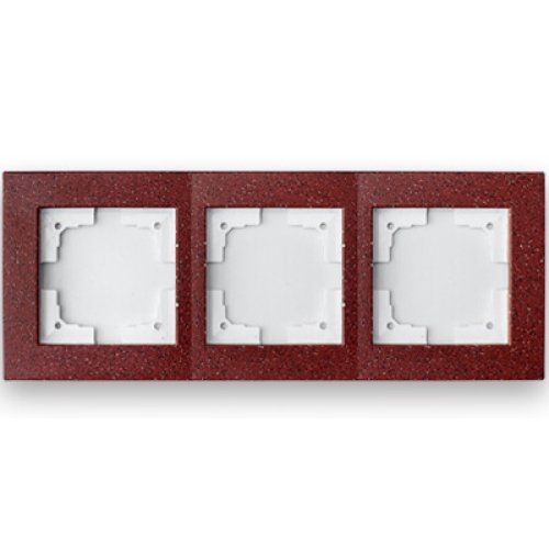 Фотография товара 'Bylectrica Рамка 3-х местная, серия СТИЛЬ-ЭЛИТ, ЮЛИГ.686251.113 агат'