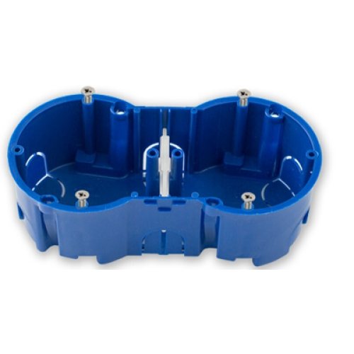 Фотография товара 'Bylectrica Коробка монтажная при скрытой разводке евростандарт с винтами (для бетона и кирпича, 136х66х47,4 мм), КЕ-501 исп.1'