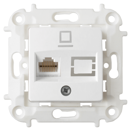 Фотография товара 'Bylectrica Механизм розетки компьютерная, серия МАСТЕР, РК18-6011'