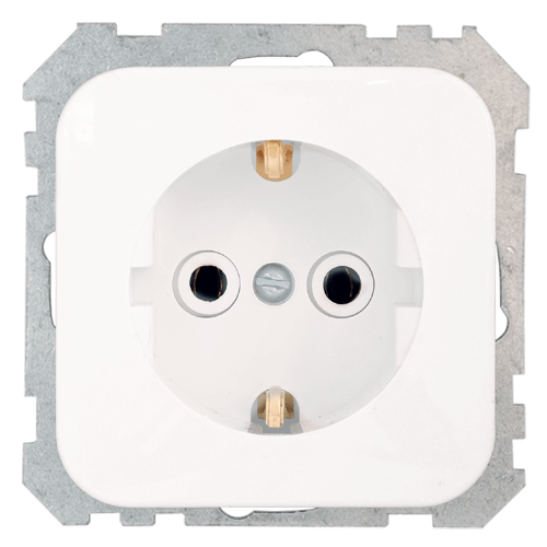 Фотография товара 'Bylectrica Механизм розетки с заземляющим контактом, серия ГАРМОНИЯ, РС16-470'