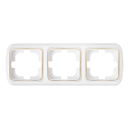 Фотография товара 'Bylectrica Рамка 3-х местная, серия ГАРМОНИЯ ЛЮКС, ЮЛИГ.301252.023 з'