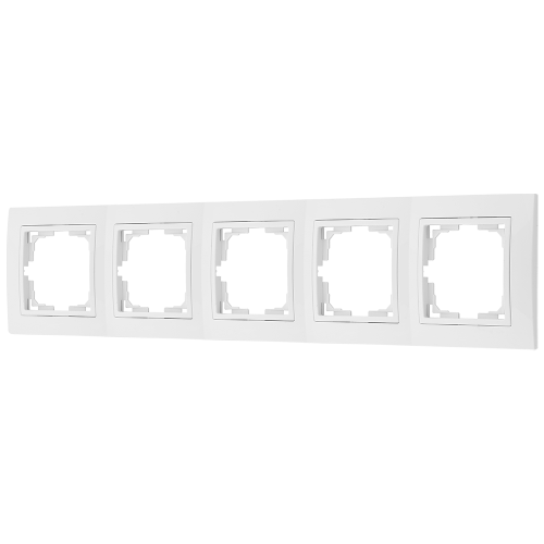 Фотография товара 'Bylectrica Рамка 5-х местная (с несъемной декор. рамкой), серия УЮТ, ЮЛИГ.735212.283-40'