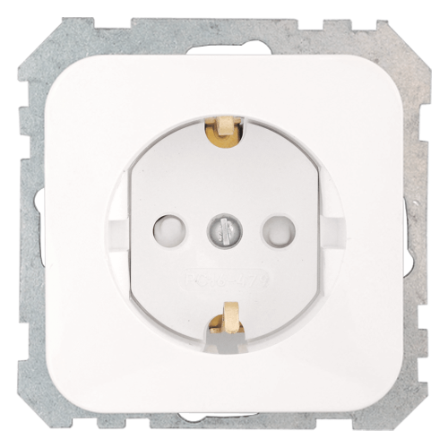 Фотография товара 'Bylectrica Механизм розетки с заземляющим контактом со шторкой, серия ГАРМОНИЯ ЛЮКС, РС16-507 з'