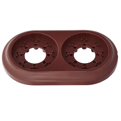 Фотография товара 'Bylectrica Рамка 2-местная, серия РЕТРО, ЮЛИГ.735212.471коричневый'