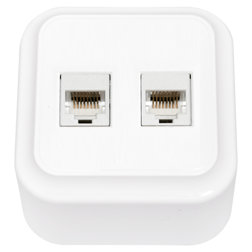 Фотография товара 'Bylectrica Розетка компьютерная 2-х местная, серия ПРАЛЕСКА, РК216-005'