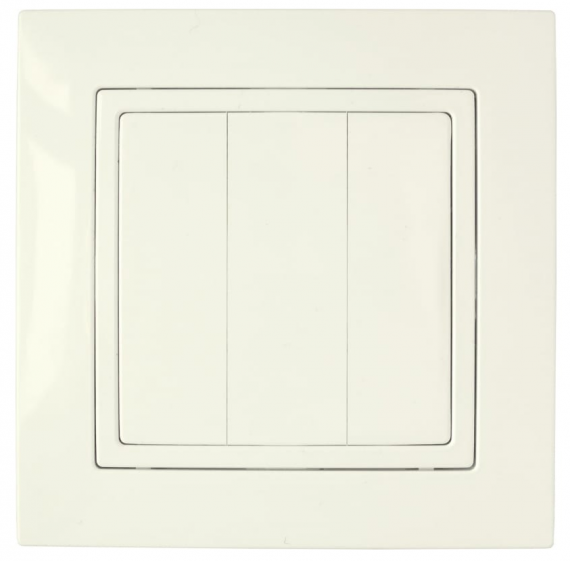 Фотография товара 'Bylectrica Выключатель 3-клавишный СУ, серия УЮТ, С0510-862 бежевый'