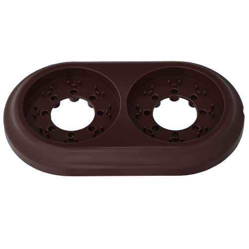 Фотография товара 'Bylectrica Рамка 2-местная, серия РЕТРО, ЮЛИГ.735212.471 шоколад'