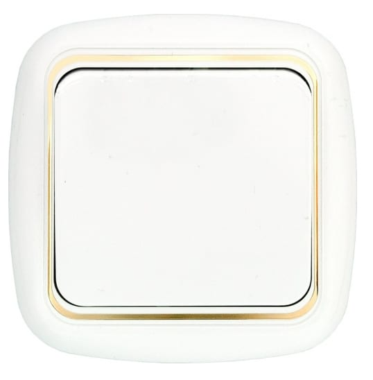 Фотография товара 'Bylectrica Выключатель 1-клавишная, скрытая установка 10А, серия ГАРМОНИЯ ЛЮКС, С16-158 з'