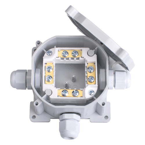 Фотография товара 'Bylectrica Коробка монтажная с клеммными колодками при открытой разводке (3 ввода) IP67, КМ-248'