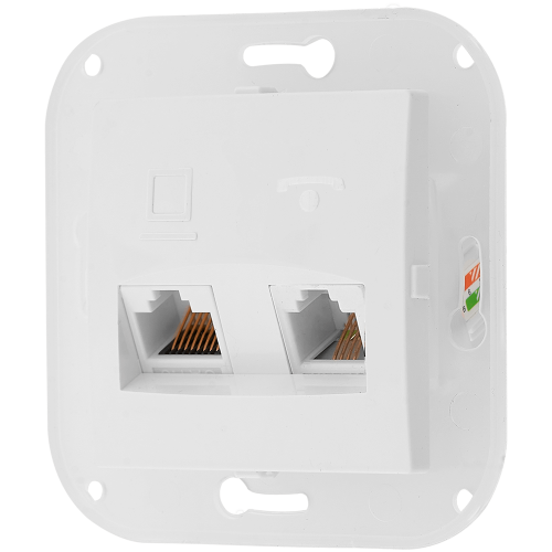 Фотография товара 'Bylectrica Механизм розетки комбинированная оконечная (комп+тел), серия УЮТ, ТРК-002'