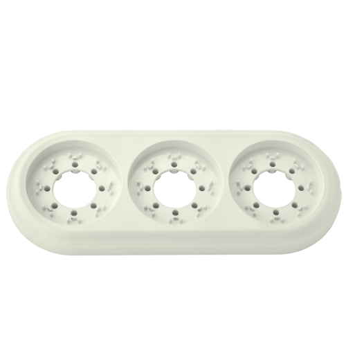 Фотография товара 'Bylectrica Рамка 3-местная, серия РЕТРО, ЮЛИГ.735212.472 бежевый'