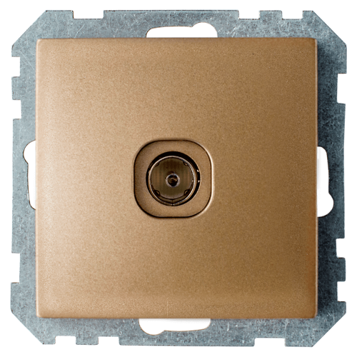 Фотография товара 'Bylectrica Механизм розетки телевизионной, серия СТИЛЬ, ТР-043 бронза'