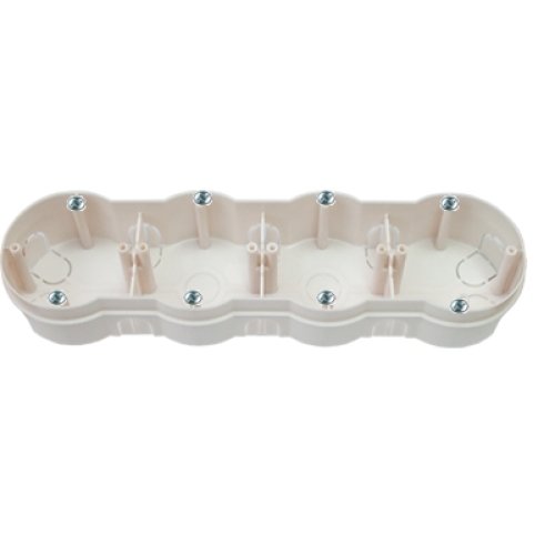 Фотография товара 'Bylectrica Коробка монтажная при скрытой разводке с винтами (для бетона и кирпича, 292х79х41,5 мм), К-226 исп.1'