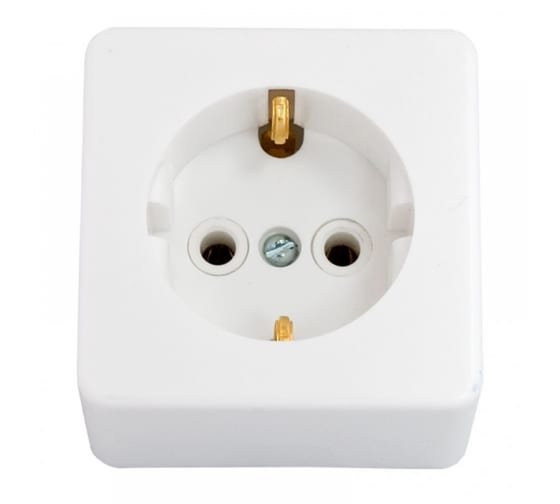 Фотография товара 'Bylectrica Розетка 1-местная ОУ, РА10-209'