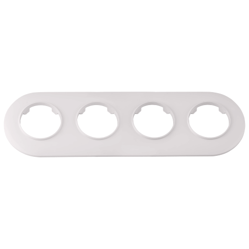 Фотография товара 'Bylectrica Рамка 4-х местная, круг, серия ПРОВАНС круг, ЮЛИГ.735212.503 перламутр'