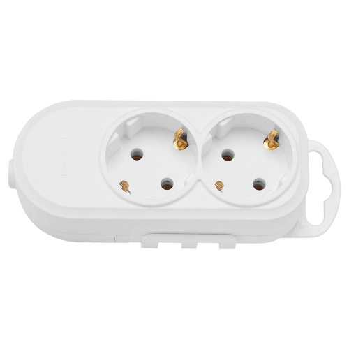 Фотография товара 'Bylectrica Розетка переносная 2-местная с суппортом, Р16-9142'