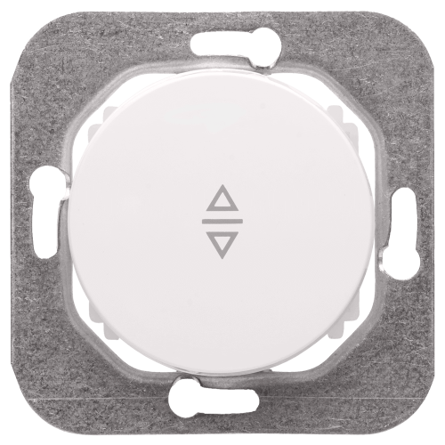 Фотография товара 'Bylectrica Механизм выключателя 1-клавишный перекрестный, СУ, серия ПРОВАНС, С6/2 10-3362 перламутр'