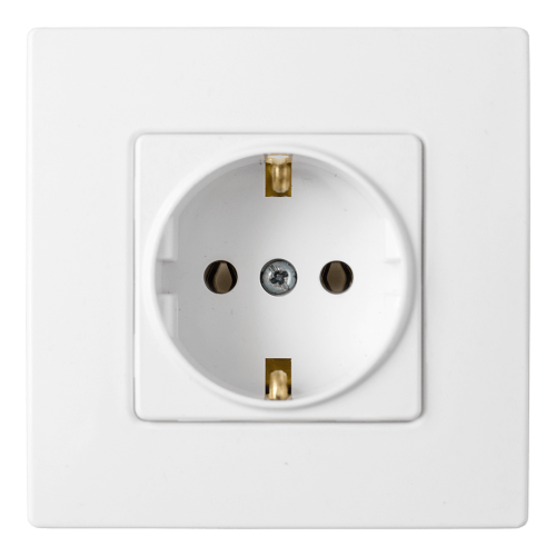 Фотография товара 'Bylectrica Розетка 1-местная СУ с заземляющим контактом, серия МАСТЕР, РС16-0002'