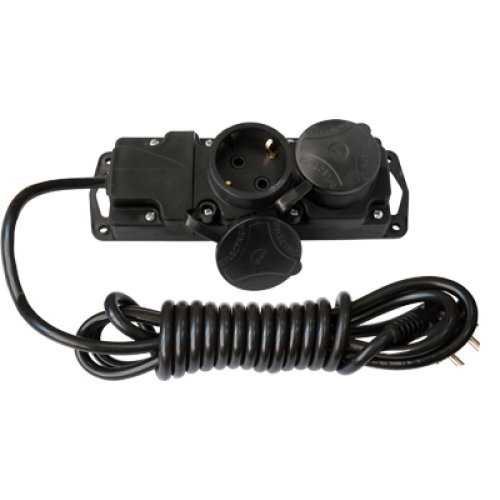 Фотография товара 'Bylectrica Удлинитель 2-местный с заземляющим контактом каучук IP 44, У16-414 1.7м'