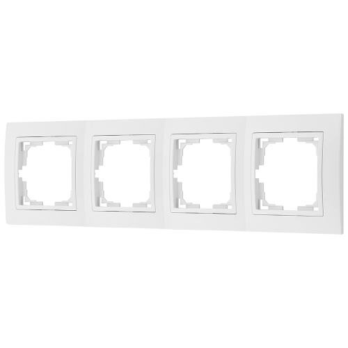 Фотография товара 'Bylectrica Рамка 4-х местная (с несъемной декор. рамкой), серия УЮТ, ЮЛИГ.735212.282-40'