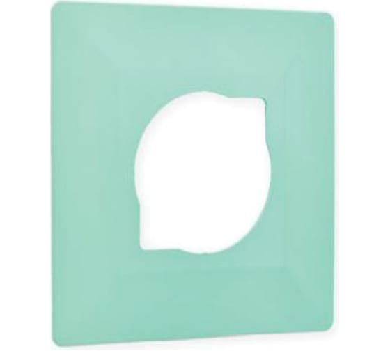 Фотография товара 'Bylectrica Рамка декоративная (накладка под выключатель), ЮЛИГ.735212.410 с/зеленый'