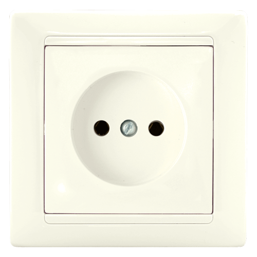 Фотография товара 'Bylectrica Розетка 1-местная СУ без заземляющего контакта, серия СТИЛЬ, РС16-305 бежевый'