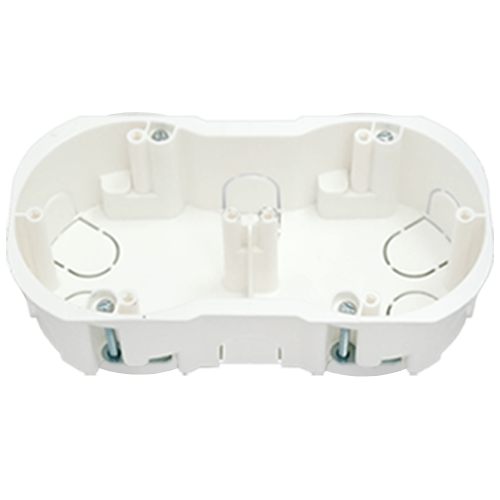 Фотография товара 'Bylectrica Коробка для 2-х местной рамочно-узловой сборки гипсокартон (155х76х45,5 мм), К-219'