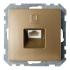 Фотография товара 'Bylectrica Механизм розетки компьютерная+телефон., серия СТИЛЬ, РК18-007 бронза'