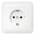 Фотография товара 'Bylectrica Розетка 1-местная СУ с заземляющим контактом, серия ПАРИТЕТ, РС16-300'