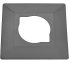 Фотография товара 'Bylectrica Рамка декоративная (накладка под выключатель), ЮЛИГ.735212.410 т/серый'