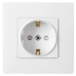 Фотография товара 'Bylectrica Розетка 1-местная СУ с заземляющим контактом со шторкам, серия МАСТЕР, РС16-0006'