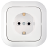 Фотография товара 'Bylectrica Розетка 1-местная СУ с заземляющим контактом, серия ГАРМОНИЯ, РС16-227'