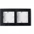 Фотография товара 'Bylectrica Рамка 2-х местная, серия СТИЛЬ-ЭЛИТ, ЮЛИГ.686251.112 оникс'