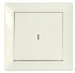 Фотография товара 'Bylectrica Выключатель 1-клавишный СУ с подсветкой, серия СТИЛЬ, С110-813 бежевый'