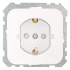 Фотография товара 'Bylectrica Механизм розетки с заземляющим контактом со шторкой, серия ГАРМОНИЯ, РС16-479'
