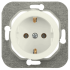 Фотография товара 'Bylectrica Механизм розетки 1-местной СУ с заземляющим контактом, серия ПРОВАНС, РС16-1402 бежевый'