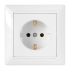 Фотография товара 'Bylectrica Розетка 1-местная СУ с заземляющим контактом, серия СТИЛЬ, РС16-306'