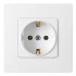 Фотография товара 'Bylectrica Розетка 1-местная СУ с заземляющим контактом, серия МАСТЕР, РС16-0002'