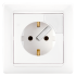 Фотография товара 'Bylectrica Розетка 1-местная СУ с заземляющим контактом с выталкивателем вилки, серия СТИЛЬ, РС16-368'